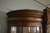 SOLD Antique China Closet, Large Oak with Curved and Serpentine Glass