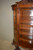 SOLD Antique China Closet, Large Oak with Curved and Serpentine Glass