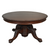 SOLD Antique Dining Table, Round Mahogany Ball & Claw Banquet Table-10 Feet!!