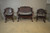 SOLD Antique 3 pc Carved Sofa Set