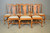 Antique Dining Room Chairs, Oak, Claw Foot, Set of Seven #21567