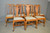 Antique Dining Room Chairs, Oak, Claw Foot, Set of Seven #21567