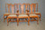 Antique Dining Room Chairs, Oak, Claw Foot, Set of Seven #21567