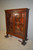 SOLD Antique Federal Bookcase, Mahogany Bookshelf, Two Glass Doors