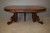 SOLD Antique Victorian Round Walnut Dining Room Banquet Table - 14 feet!