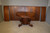 SOLD Antique Victorian Round Walnut Dining Room Banquet Table - 14 feet!