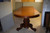 SOLD Antique Victorian Round Walnut Dining Room Banquet Table - 14 feet!