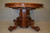 SOLD Antique Victorian Round Walnut Dining Room Banquet Table - 14 feet!