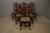 SOLD Antique Dining Room Chairs, Queen Anne Set of 6