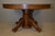 SOLD Antique Dining Room Table, Carved Oak Banquet Table