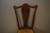 SOLD Antique Dining Room Chairs, Mahogany Chippendale, Set of Six