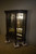 Antique China Cabinet, Curved Glass Oak #21578
