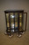 Antique China Cabinet, Curved Glass Oak #21578