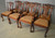 SOLD Antique Set of 8 Carved Chippendale Dining Chairs – Twin Arms