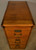 SOLD Antique Oak File Cabinet - 3 Drawer by Yawman