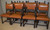 SOLD Antique Dining Room Chairs, Set of 8 Lion Head Carved Dining Chairs