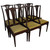 SOLD Antique Set of 6 Mahogany Chippendale Dining Chairs
