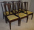 SOLD Antique Set of 6 Mahogany Chippendale Dining Chairs