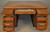 SOLD Antique Victorian Oak Raised Panel Partner’s Desk
