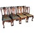 SOLD Antique Set of 8 Mahogany Chippendale Ball and Claw Dining Chairs