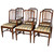 SOLD Antique Set of 6 Mahogany Inlaid Formal Dining Chairs