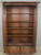 SOLD Antique Victorian Burl Walnut Glass Door Bookcase