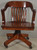 SOLD Antique Mahogany Lawyers Bankers Swivel Tilt Office Chair