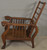SOLD Antique Oak Morris Chair with Lion Heads and Claw Feet