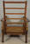 SOLD Antique Oak Morris Chair with Lion Heads and Claw Feet