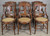 SOLD Antique Set of 6 Victorian Walnut Dining Chairs