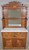 SOLD Antique Victorian Marble Top Burl Walnut Sideboard