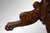 SOLD Mahogany Empire Acanthus Carved Round Center Table