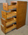 SOLD Antique Oak Four Drawer File Cabinet by Library Bureau Makers