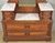 SOLD Antique Victorian Burl Walnut Marble Top Drop Center Dresser