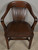 SOLD Antique Mahogany Lawyers - Bankers Arm Chair