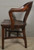 SOLD Antique Mahogany Lawyers - Bankers Arm Chair