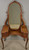 SOLD Antique Oak Unusual Shapely Ladies Vanity