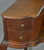 SOLD Antique Oak Unusual Shapely Ladies Vanity
