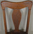 SOLD Antique Set of 6 Oak Empire Foot Dining Chairs