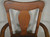 SOLD Antique Set of 6 Oak Empire Foot Dining Chairs