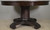SOLD Antique Mahogany Round Empire Dining Table – 54” – 4 Leaves