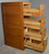 SOLD Antique Oak Four Drawer File Cabinet by Bureau of Congress