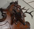 SOLD Antique Victorian Sideboard Marble top Huntsboard with Deer Head