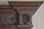 SOLD Antique Excessive Carved Multiple Bodies and Faces Walnut China Closet