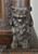 SOLD Antique Excessive Carved Multiple Bodies and Faces Walnut China Closet