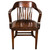 SOLD Antique Mahogany Lawyers / Bankers Arm Chair