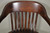 SOLD Antique Mahogany Lawyers / Bankers Arm Chair