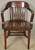 SOLD Antique Mahogany Lawyers / Bankers Arm Chair