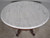 SOLD Antique Victorian Oval Marble Top Carved Parlor Stand