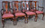 SOLD Antique Set of 8 Formal Style Mahogany Dining Chairs